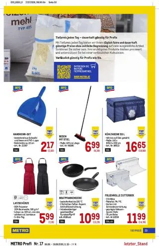METRO Flugblatt - Profi von 6. August bis 19. August 2026 - Flugblätt seite 33