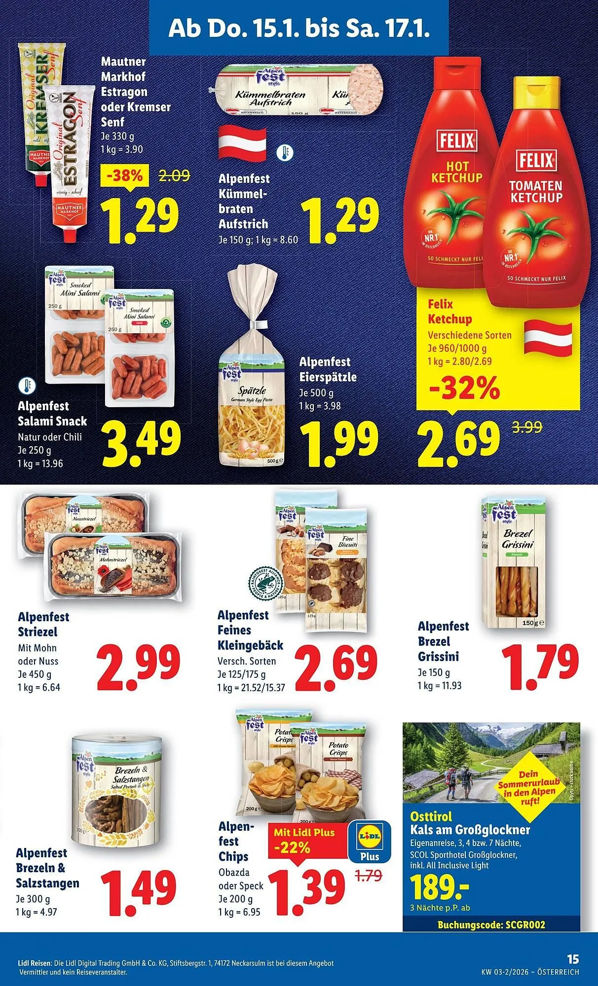 Lidl Flugblatt von 15. Jänner bis 22. Jänner 2026 - Flugblätt seite  19