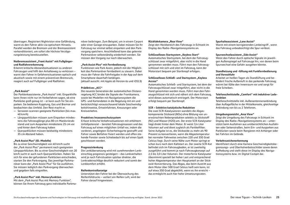 Volkswagen The new Tiguan von 16. Februar bis 16. Februar 2025 - Flugblätt seite 25