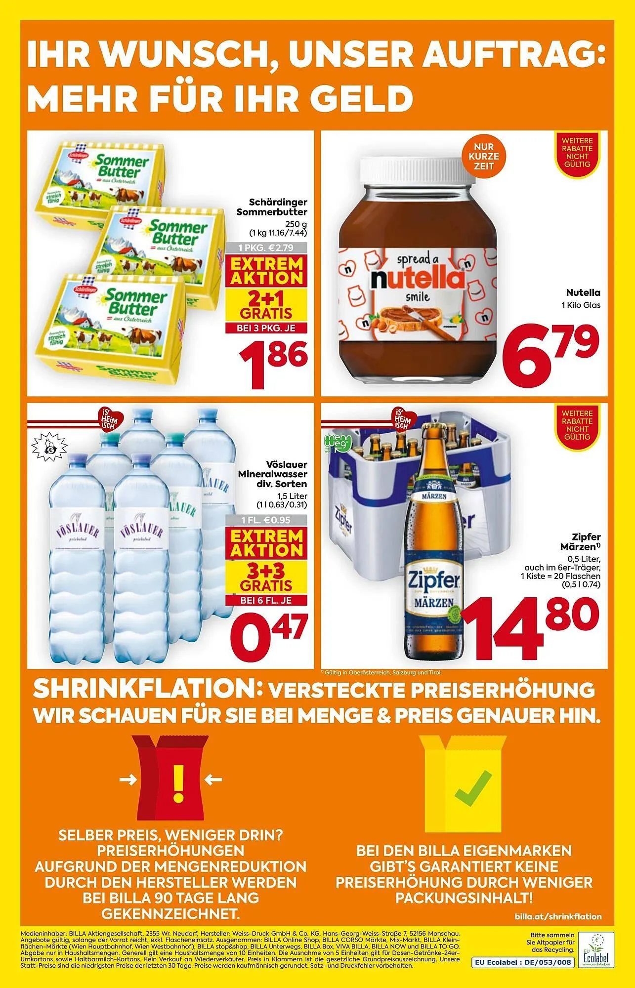 Billa Box Flugblatt von 15. Jänner bis 21. Jänner 2026 - Flugblätt seite  20