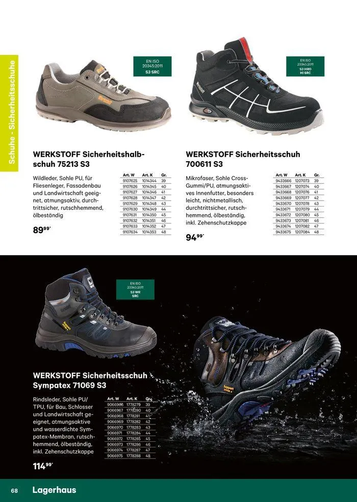 Katalog Bekleidung 2024 von 17. Mai bis 26. Mai 2024 - Flugblätt seite 68