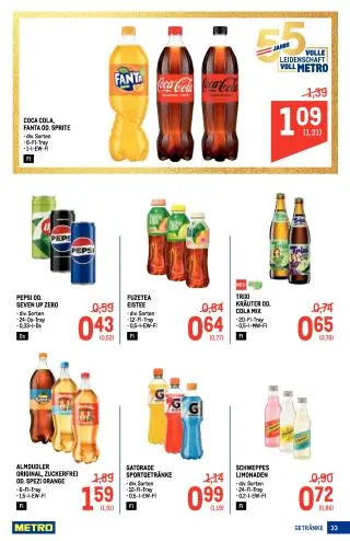 METRO Flugblatt Food - Profi von 9. Juli bis 22. Juli 2026 - Flugblätt seite  33