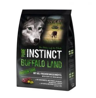 PURE INSTINCT PROTEIN CARE Buffalo Land 4kg Beutel mit Büffel und Strauß