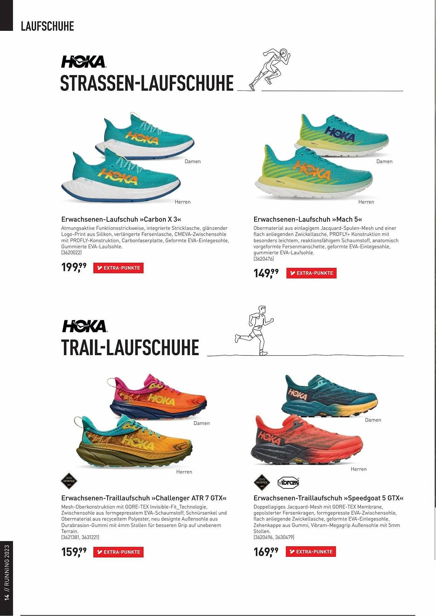 Intersport Flugblatt von 3. April bis 31. Dezember 2023 - Flugblätt seite 14