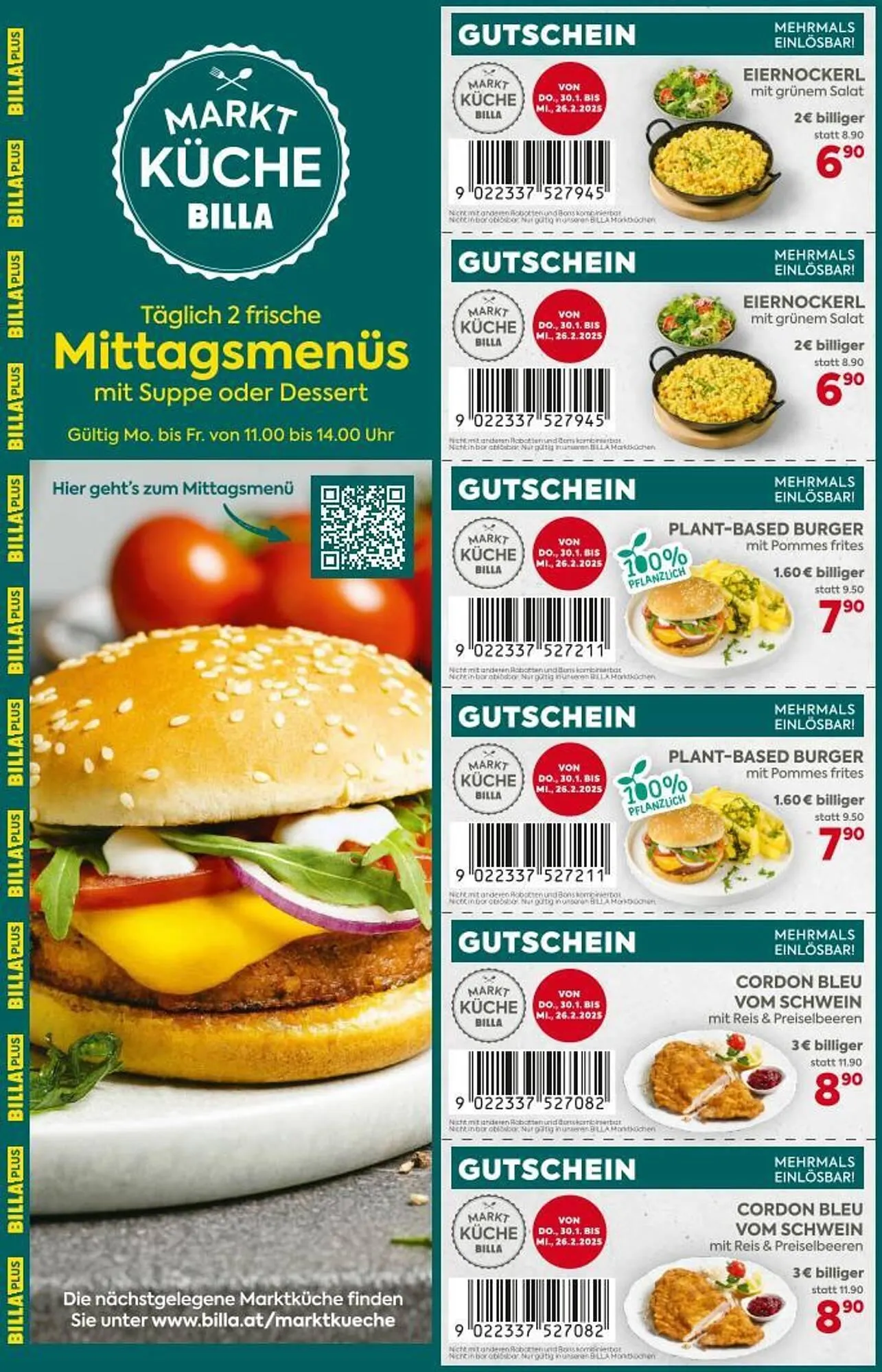 Billa Flugblatt von 30. Jänner bis 26. Februar 2025 - Flugblätt seite 4