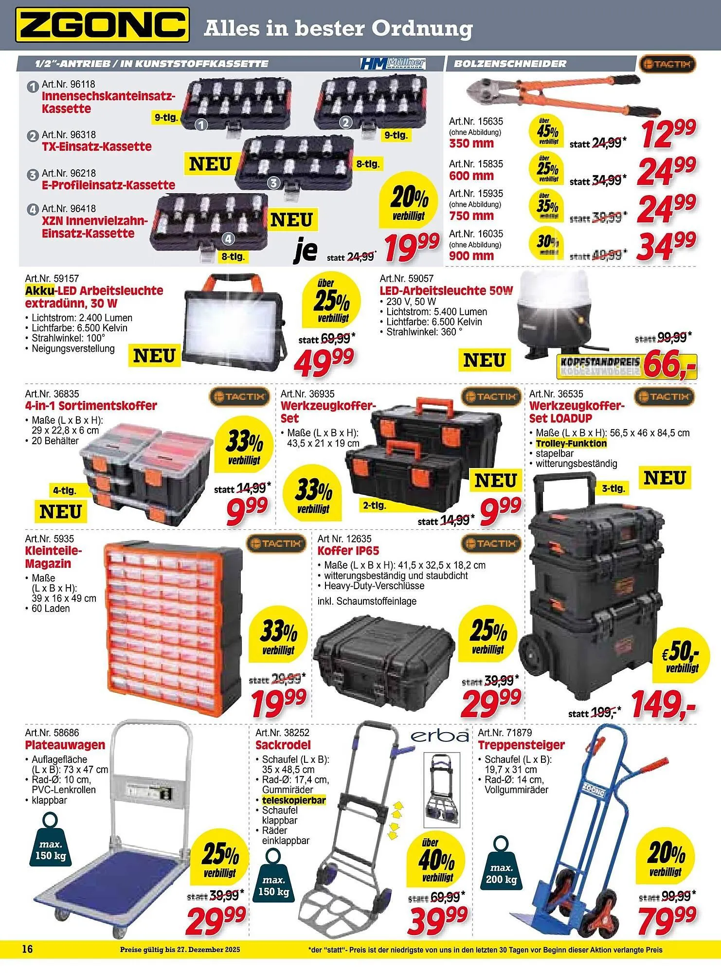 Zgonc Flugblatt von 27. November bis 27. Dezember 2025 - Flugblätt seite 16