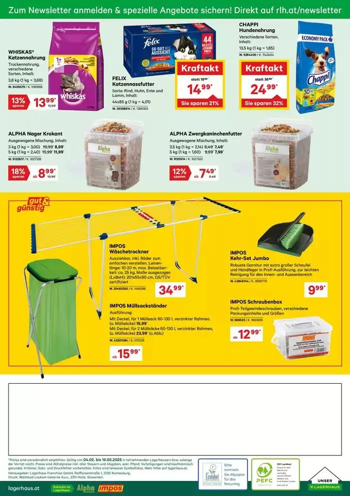 Flugblatt Jänner 2025 von 4. Februar bis 18. Februar 2025 - Flugblätt seite  6