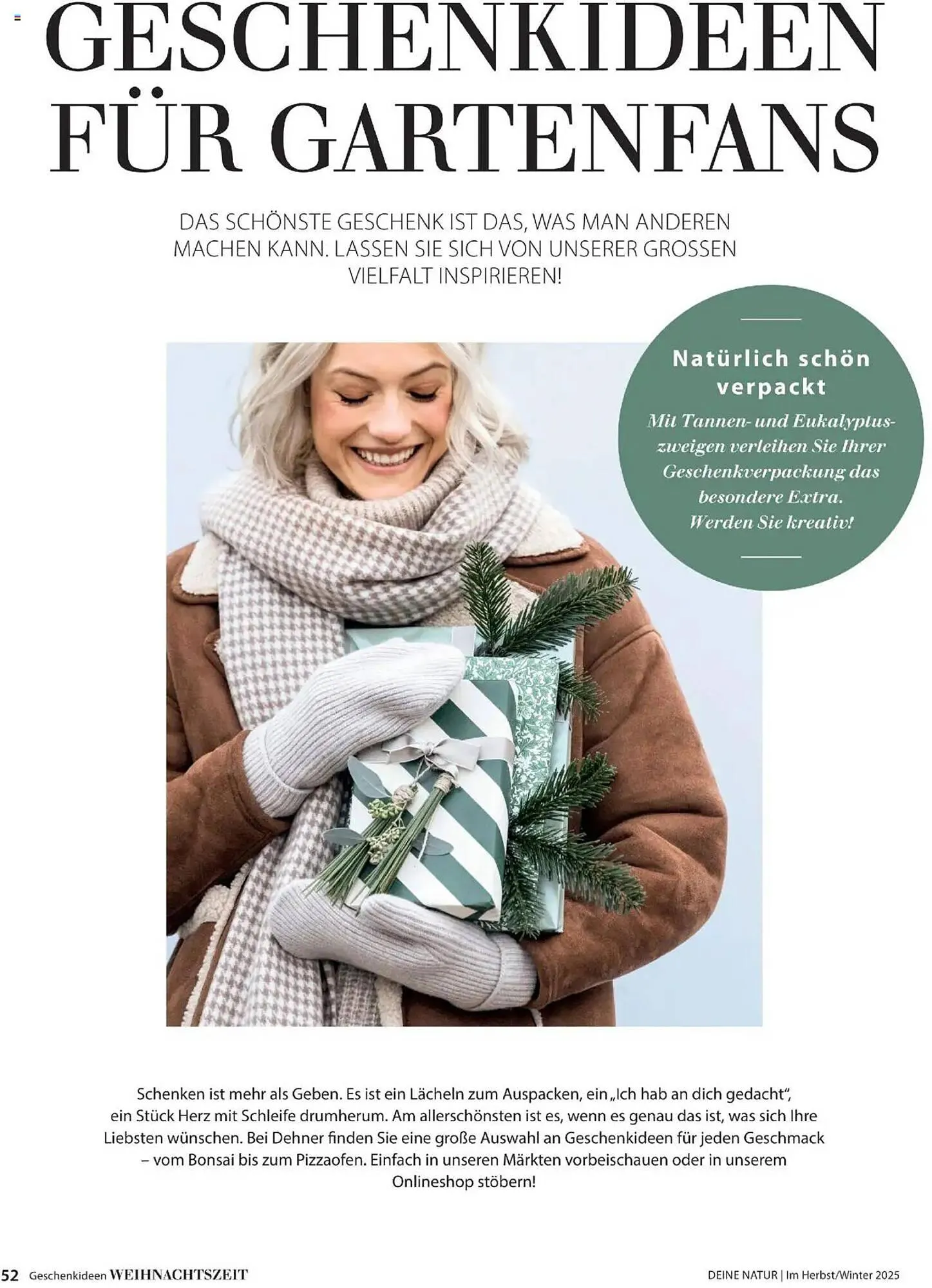 Dehner Flugblatt von 10. Oktober bis 30. November 2025 - Flugblätt seite  52