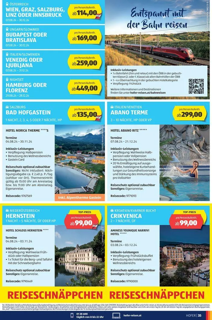 Blättern Sie online im HOFER Flugblatt von 31. Juli bis 14. August 2024 - Flugblätt seite 39