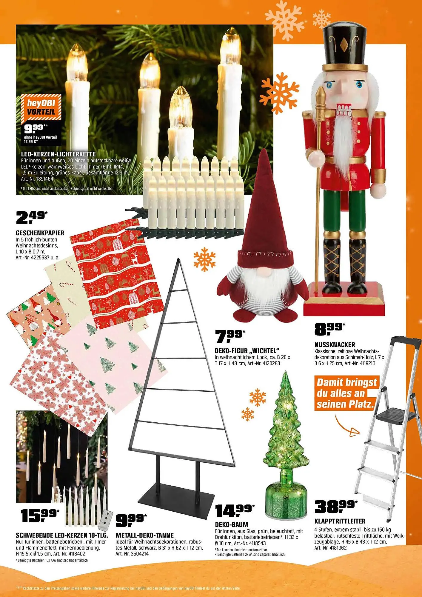 OBI Flugblatt von 1. November bis 13. November 2025 - Flugblätt seite  9