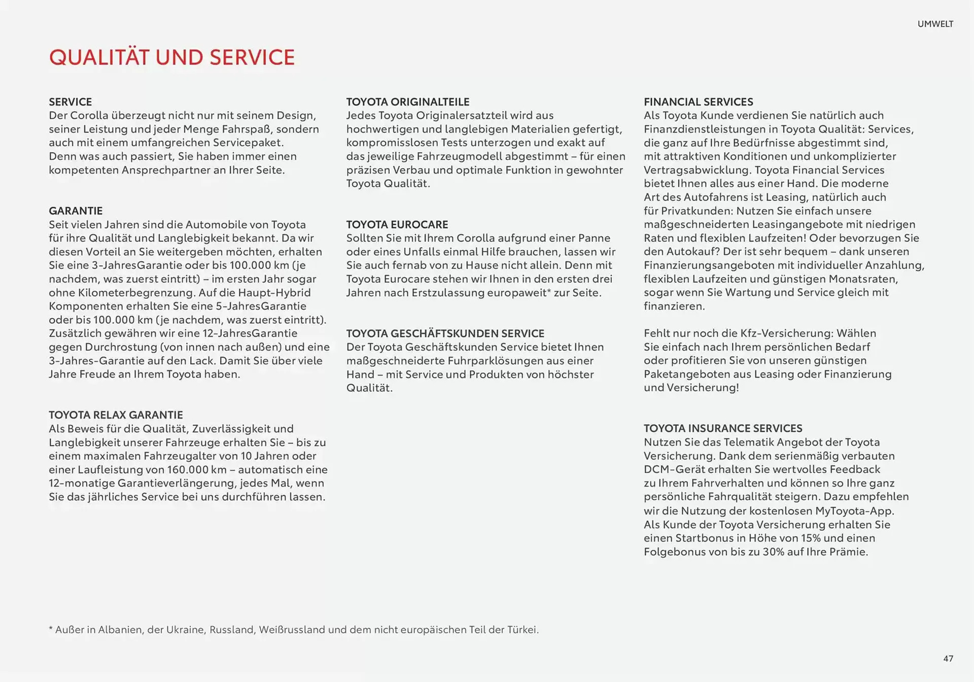 Toyota Flugblatt von 7. Dezember bis 7. Dezember 2025 - Flugblätt seite  47