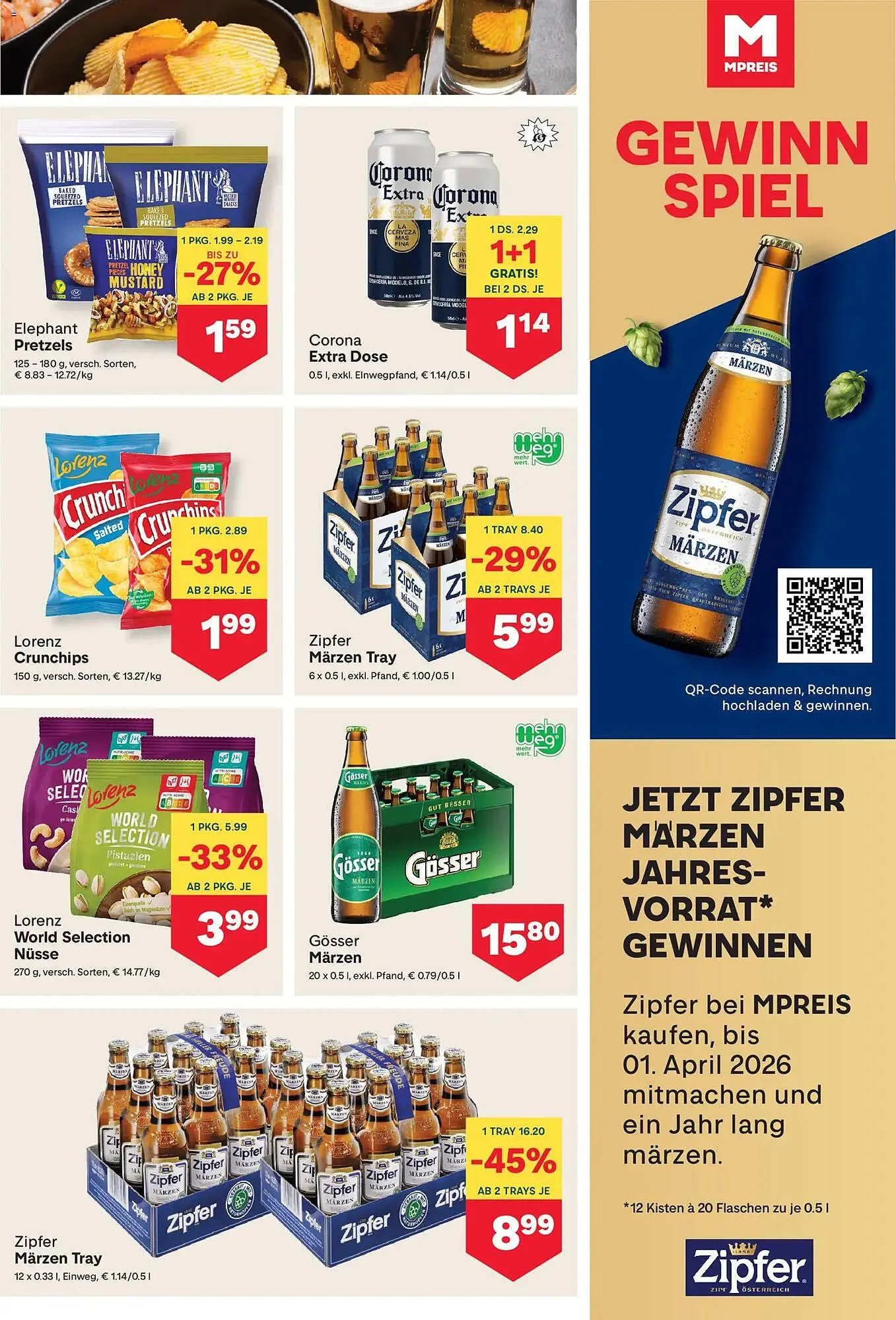 MPreis Flugblatt von 5. März bis 11. März 2026 - Flugblätt seite  9