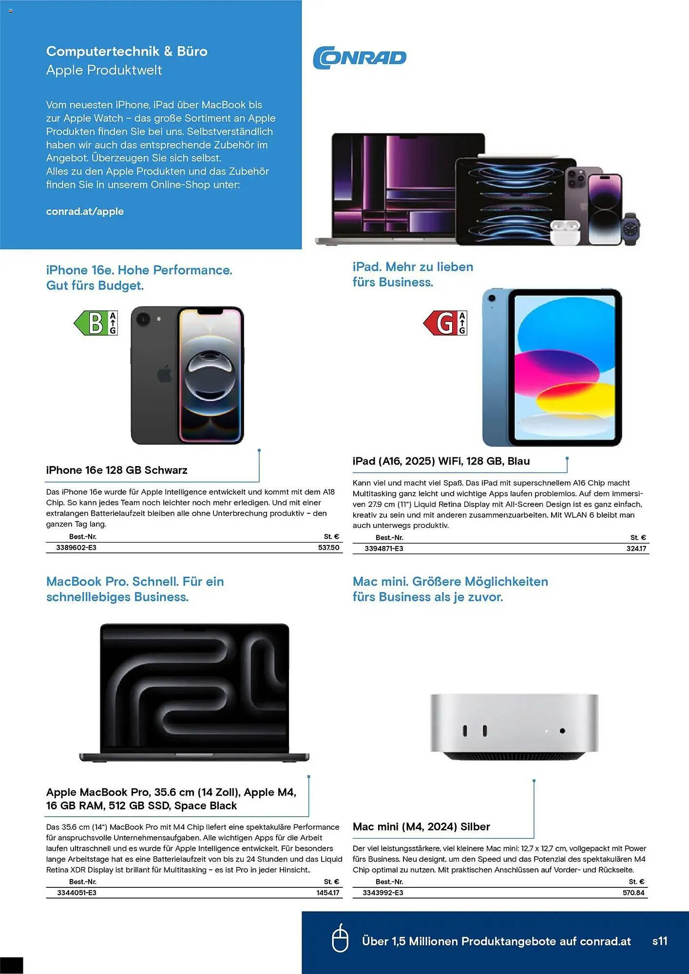 Conrad Katalog von 23. Oktober bis 31. Dezember 2025 - Flugblätt seite 11