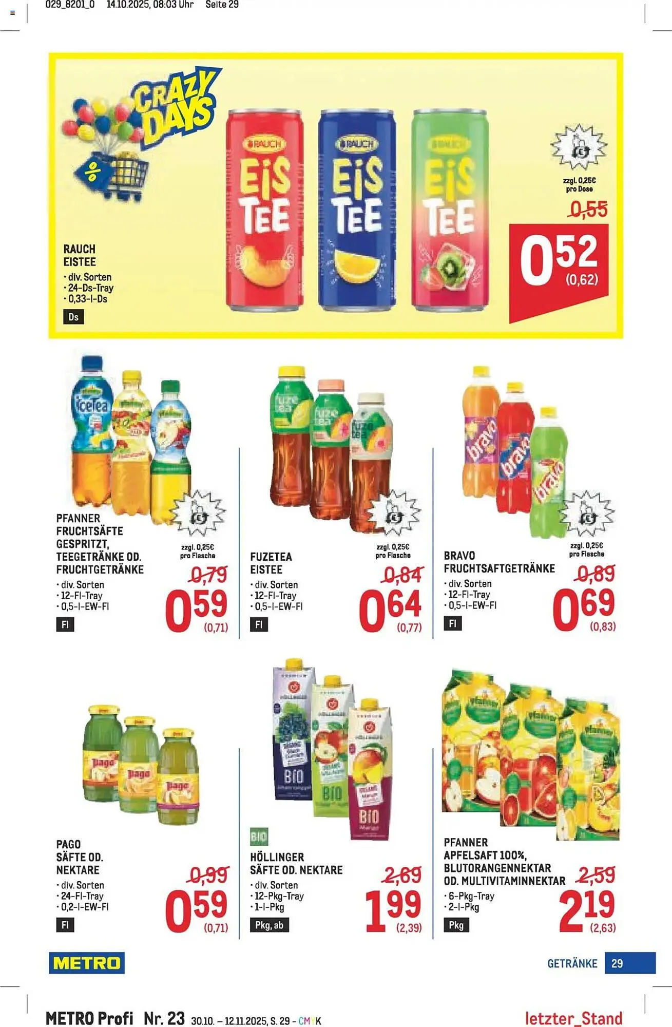 Metro Flugblatt von 30. Oktober bis 12. November 2025 - Flugblätt seite  29