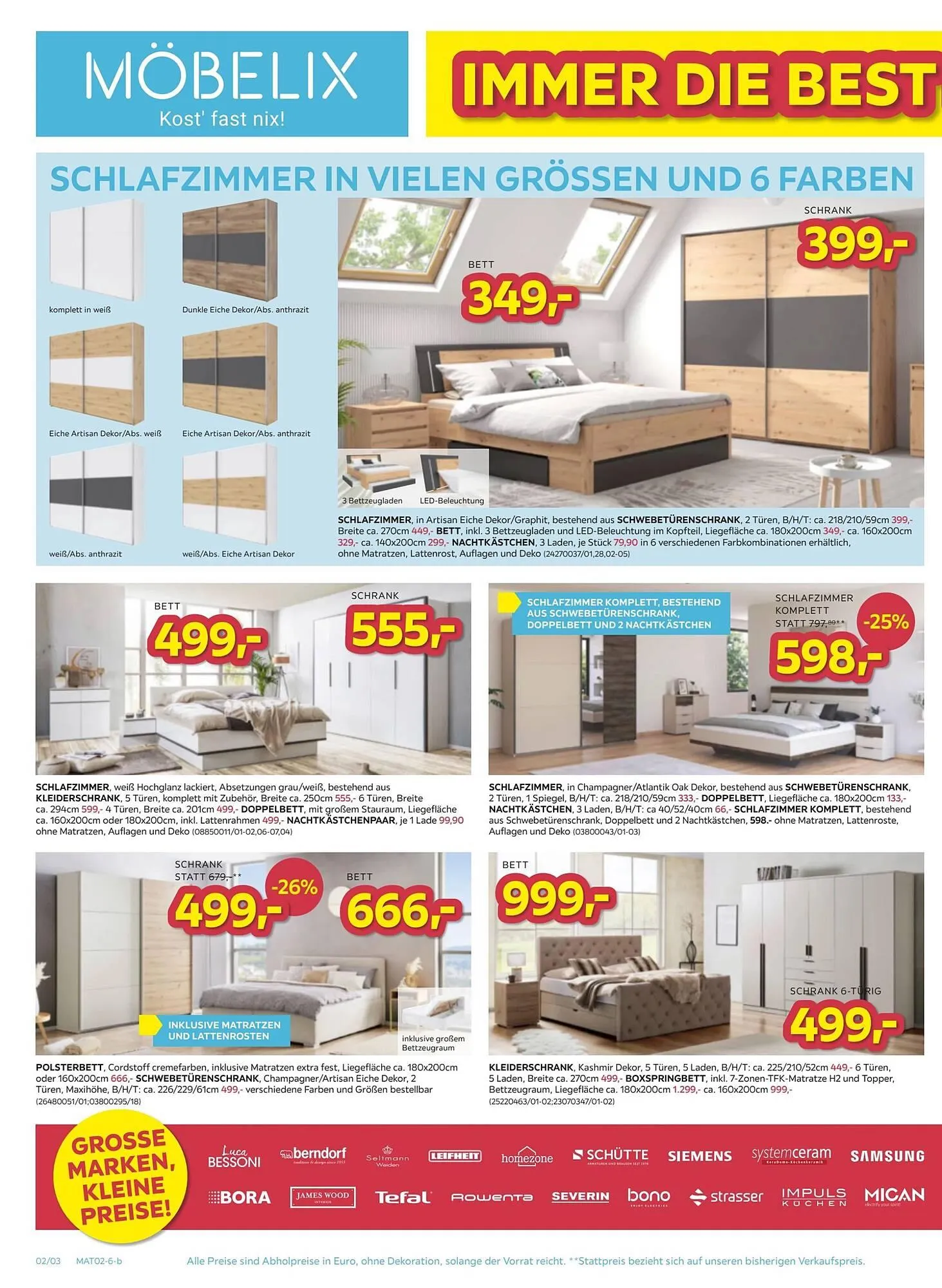 Möbelix Prospekt von 10. Februar bis 16. Februar 2026 - Flugblätt seite  2