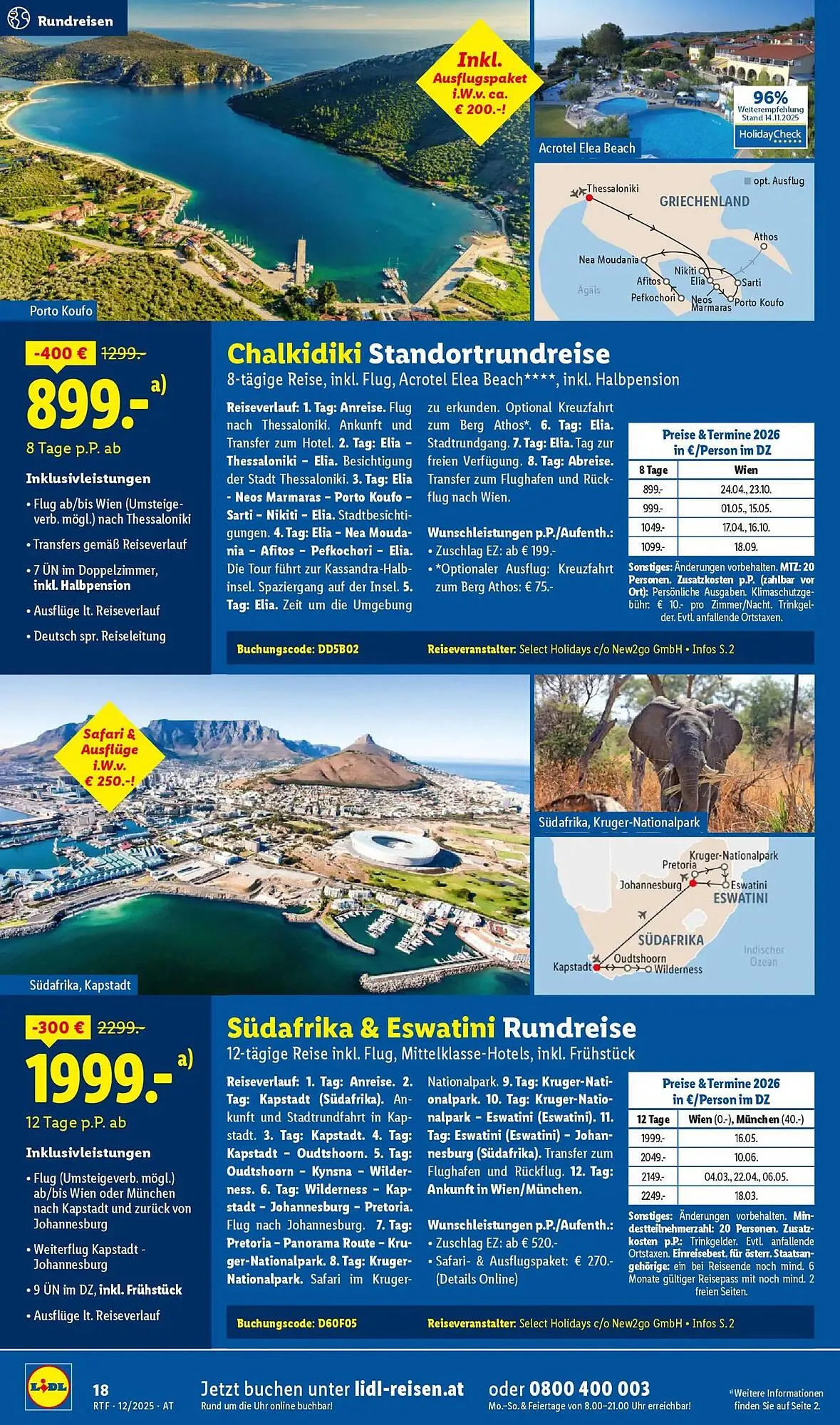 Lidl Flugblatt von 13. Dezember bis 15. Jänner 2026 - Flugblätt seite 18