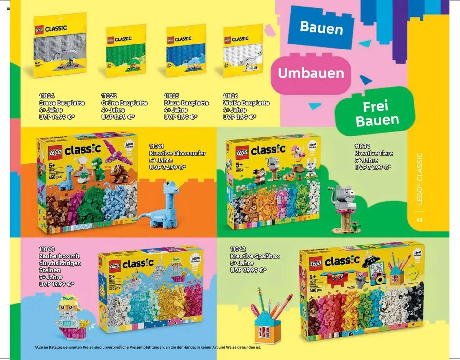 Lego Flugblatt von 1. September bis 31. Dezember 2025 - Flugblätt seite  43