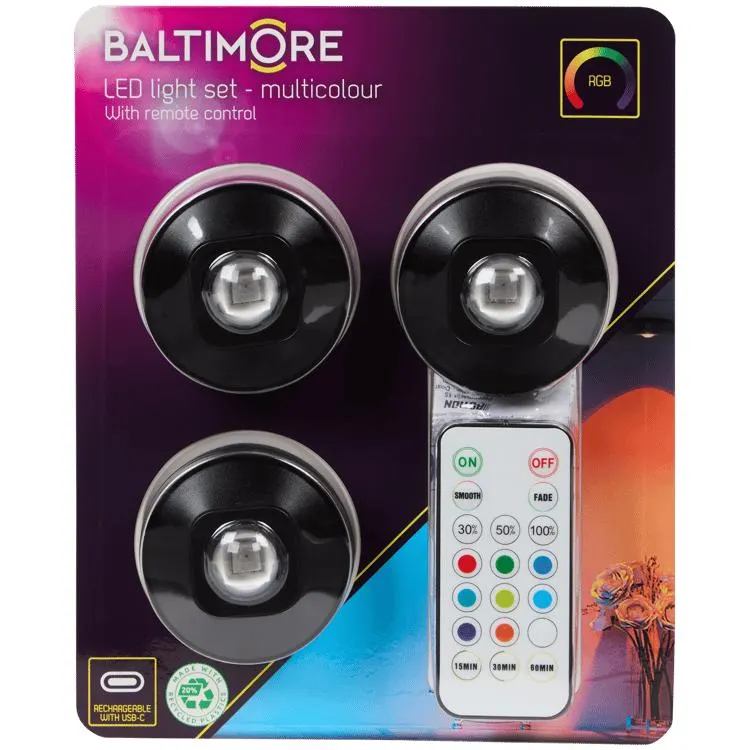 Baltimore Aufladbare LED-Spots