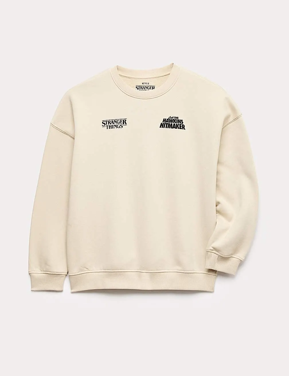 Sweatshirt mit hohem Baumwollanteil und Stranger Things™-Motiv (6–16 J.)