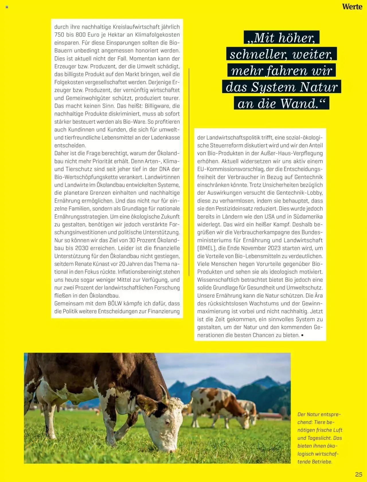 Denns BioMarkt KREO Magazin von 14. Februar bis 3. März 2024 - Flugblätt seite 25