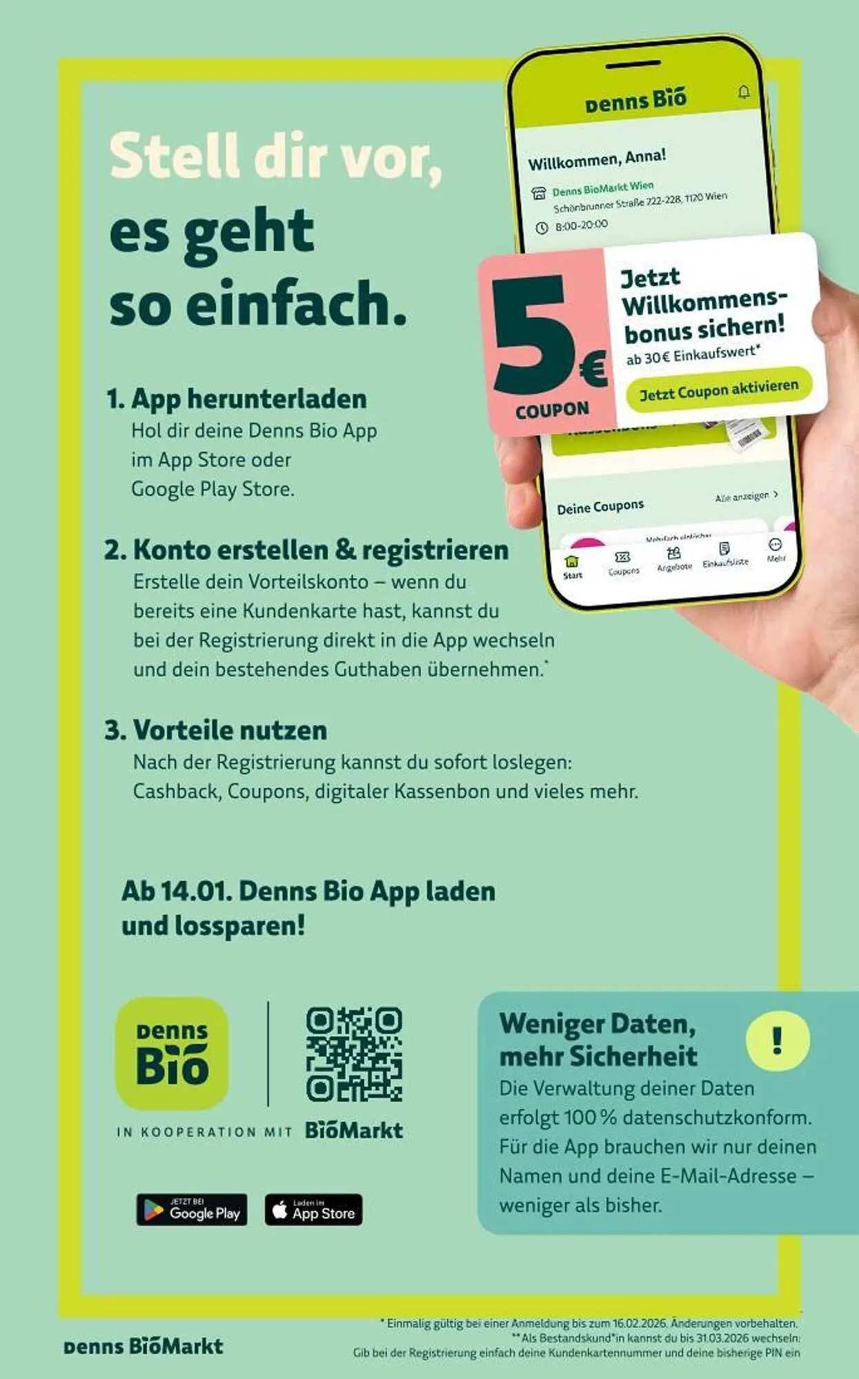 Denn's Biomarkt Flugblatt von 14. Jänner bis 27. Jänner 2026 - Flugblätt seite  4