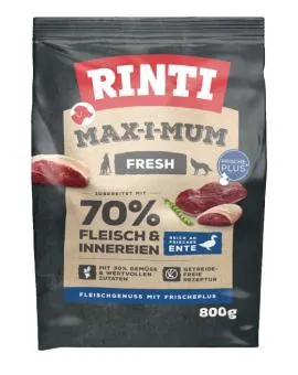 RINTI MAX-I-MUM mit Ente für Hunde 800 g