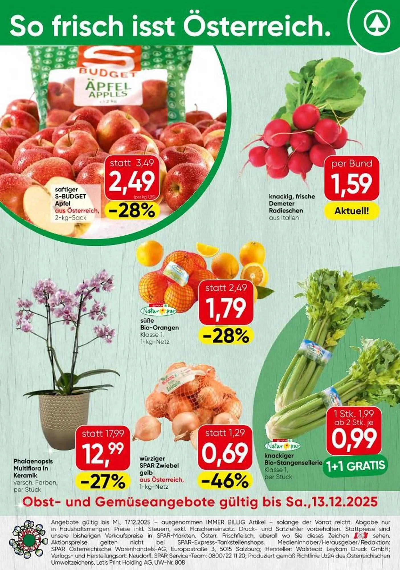 Interspar Flugblatt von 11. Dezember bis 17. Dezember 2025 - Flugblätt seite 16