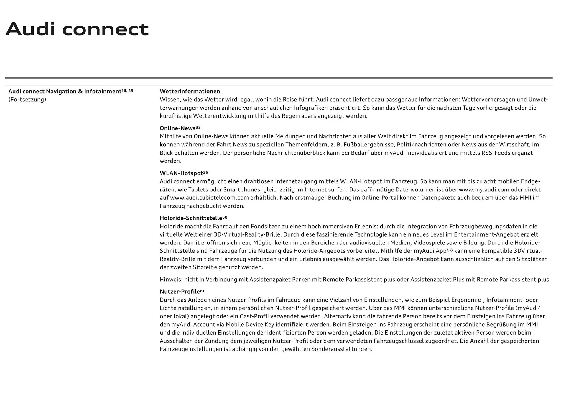 Audi Flugblatt von 20. November bis 22. Juli 2026 - Flugblätt seite  99