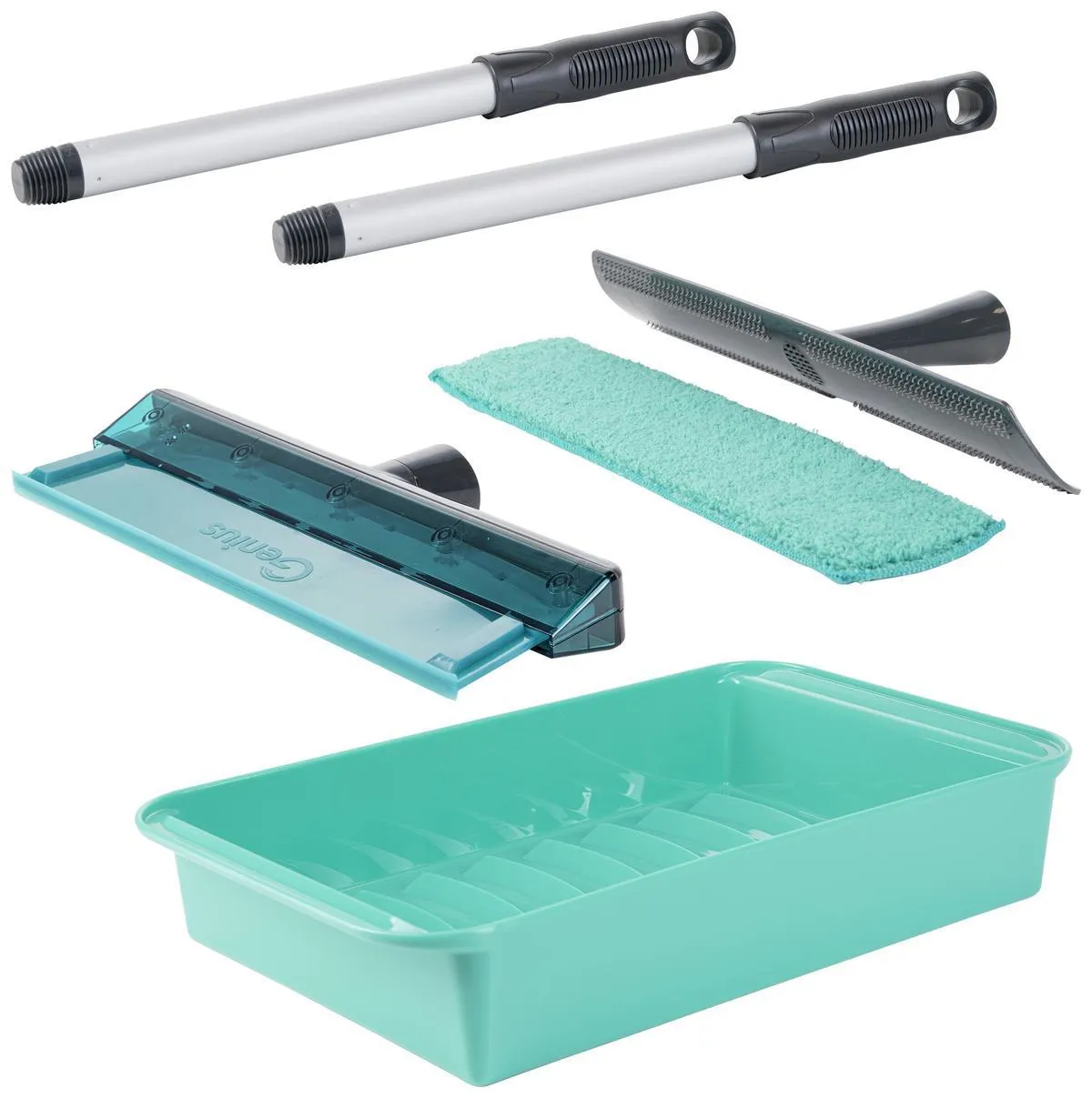 Genius Fensterwischer Genius Set 6-teilig mit Wanne