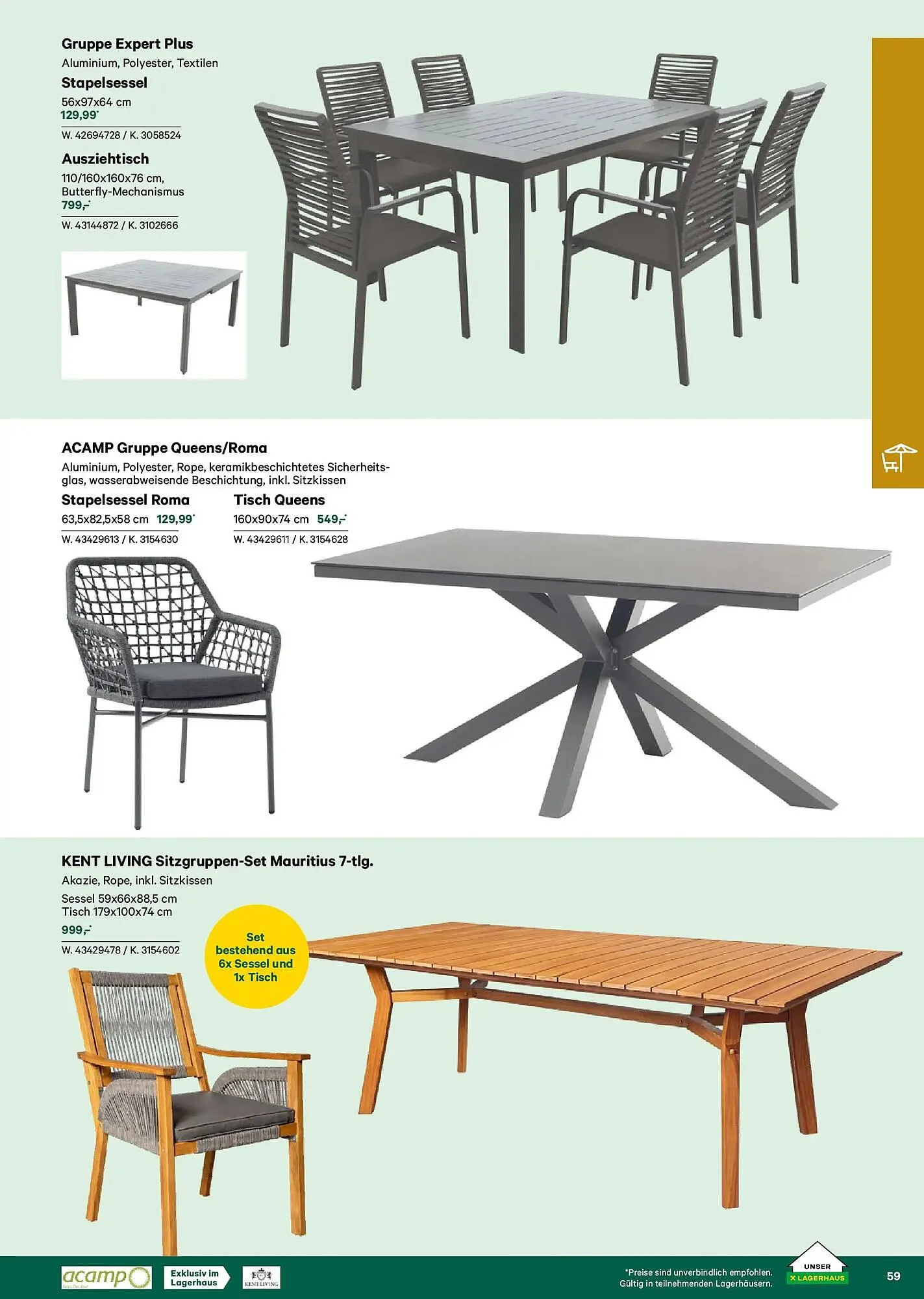 Lagerhaus Flugblatt von 22. Februar bis 31. Mai 2026 - Flugblätt seite  59