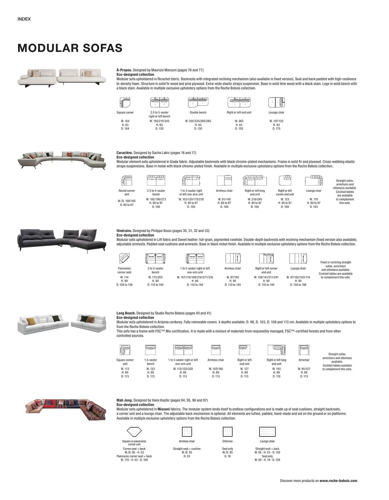 Roche Bobois Flugblatt von 9. Jänner bis 6. Jänner 2026 - Flugblätt seite  260
