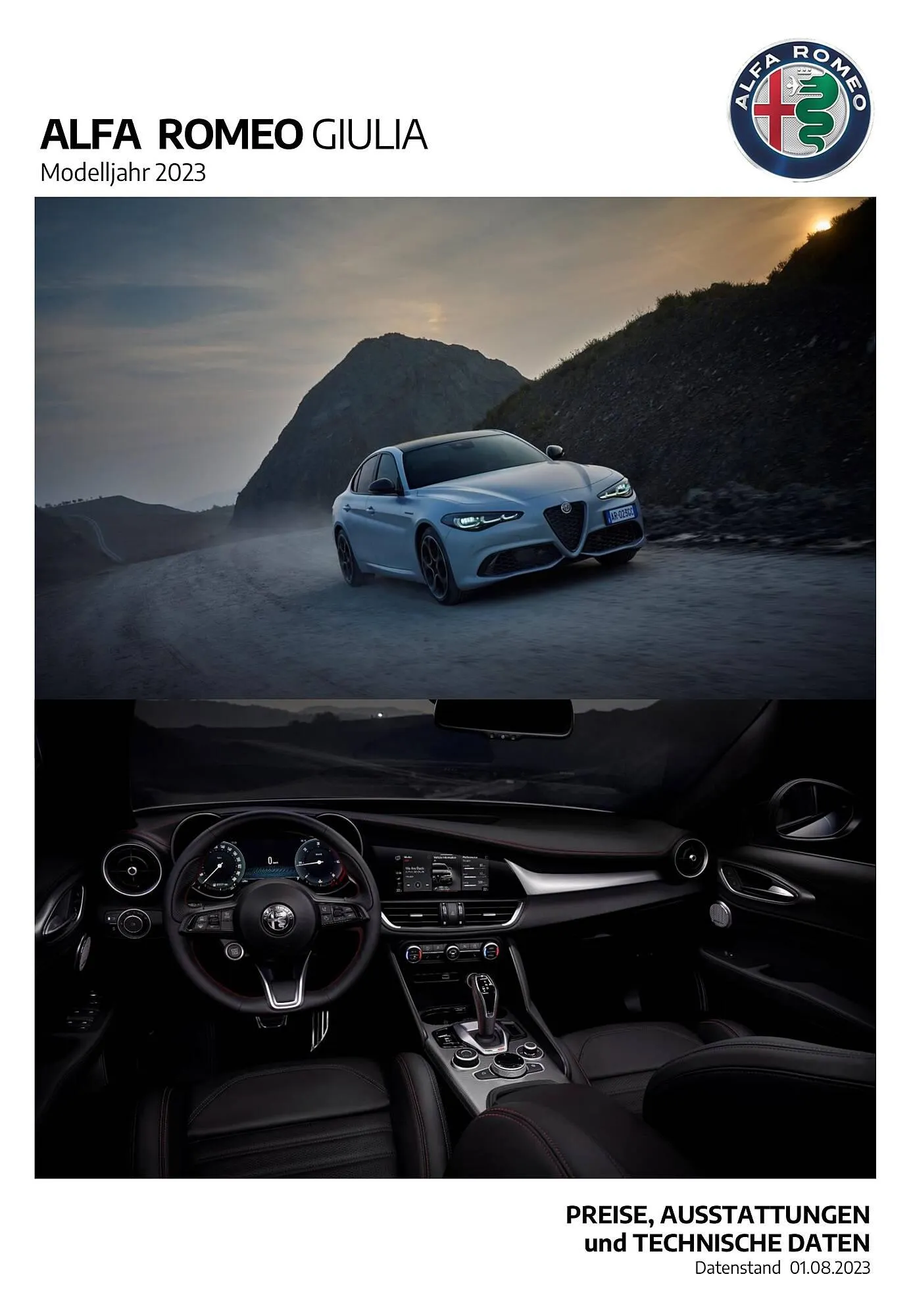 Alfa Romeo Giulia Flugblatt von 2. August bis 2. August 2024 - Flugblätt seite  