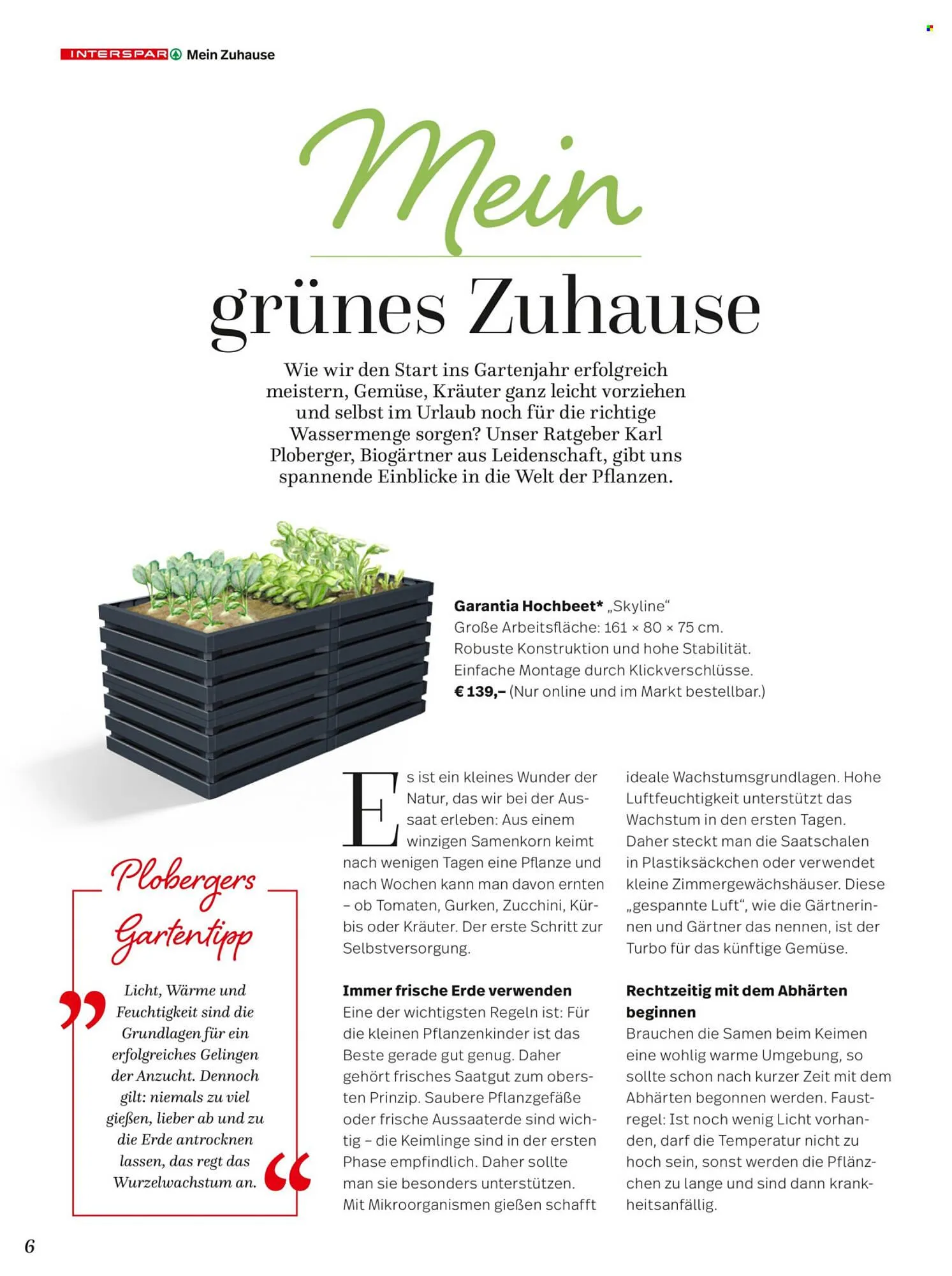 Interspar Flugblatt von 7. April bis 31. Juli 2026 - Flugblätt seite  6