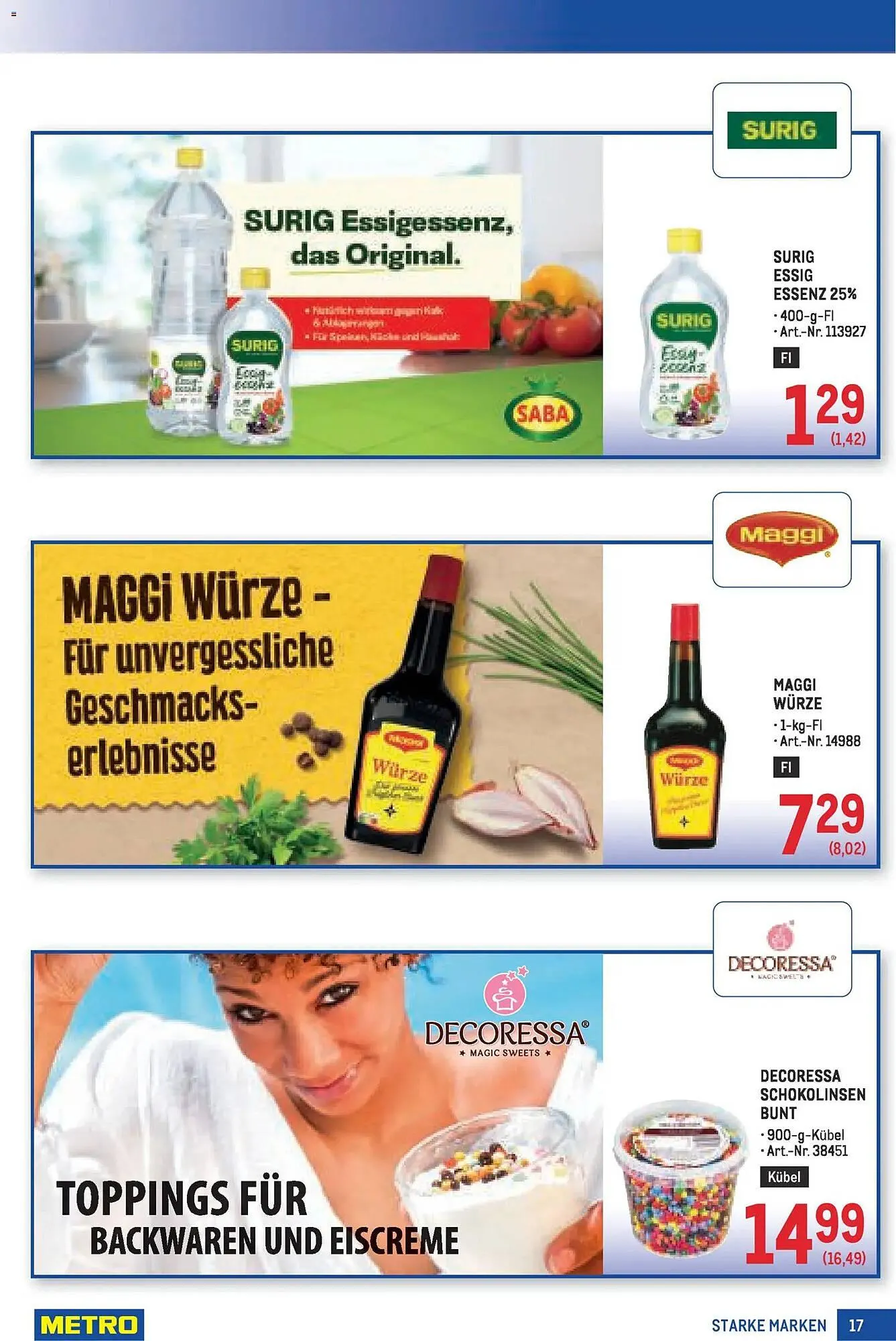 Metro Flugblatt von 13. November bis 26. November 2025 - Flugblätt seite  17