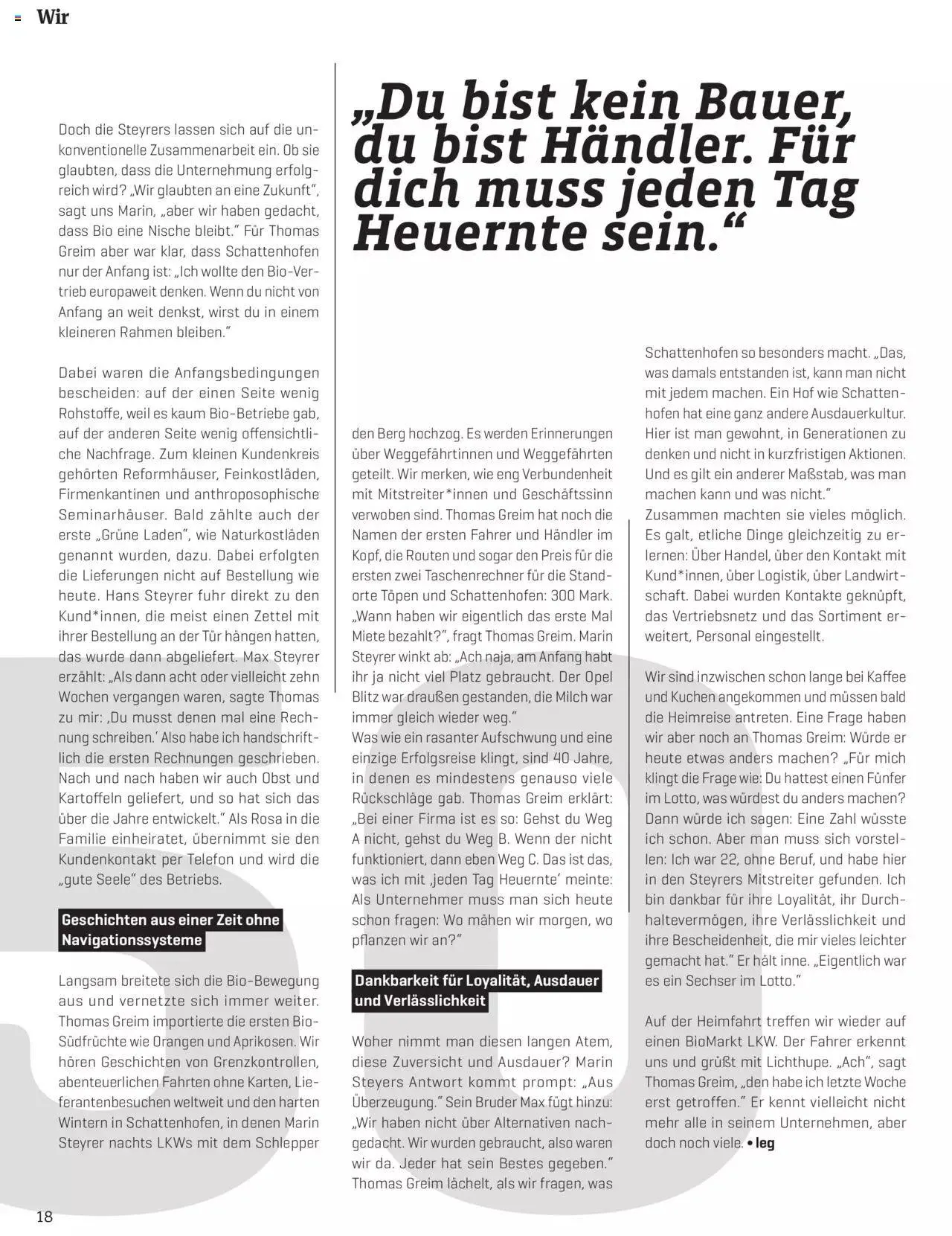 Denns BioMarkt KREO Magazin von 14. Februar bis 3. März 2024 - Flugblätt seite  18