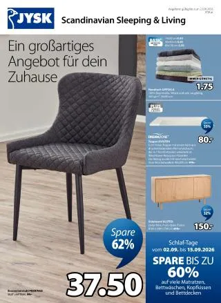 JYSK Flugblatt von 2. September bis 22. September 2026 - Flugblätt seite  1