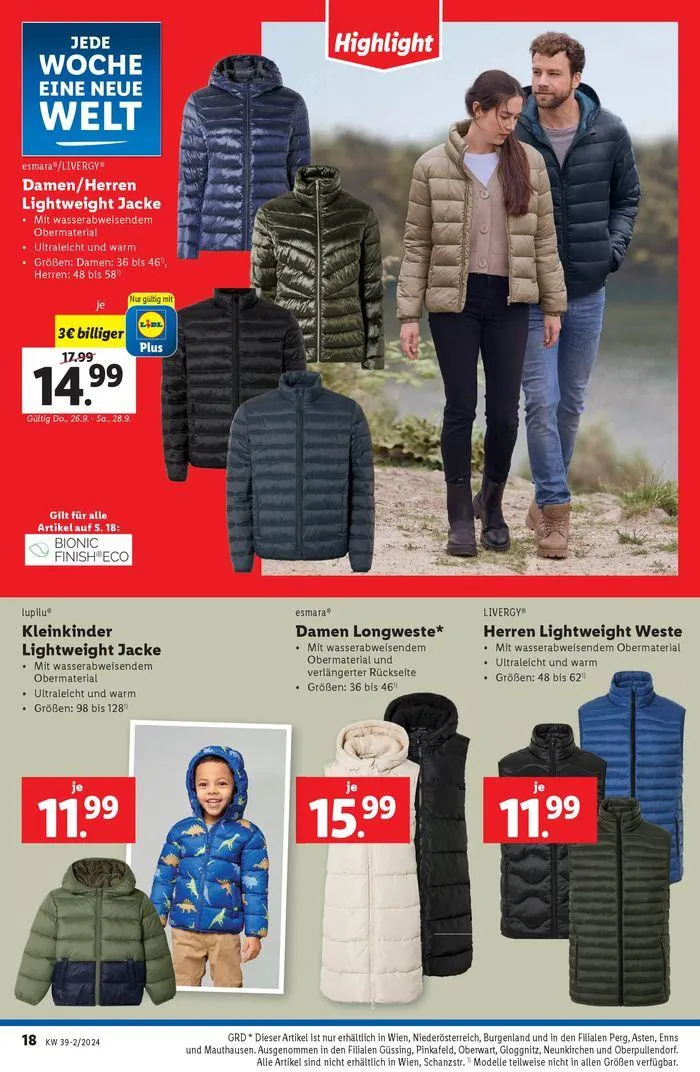 Aktuelle Flugblätter Ab Donnerstag, 26.9. von 26. September bis 2. Oktober 2024 - Flugblätt seite 18
