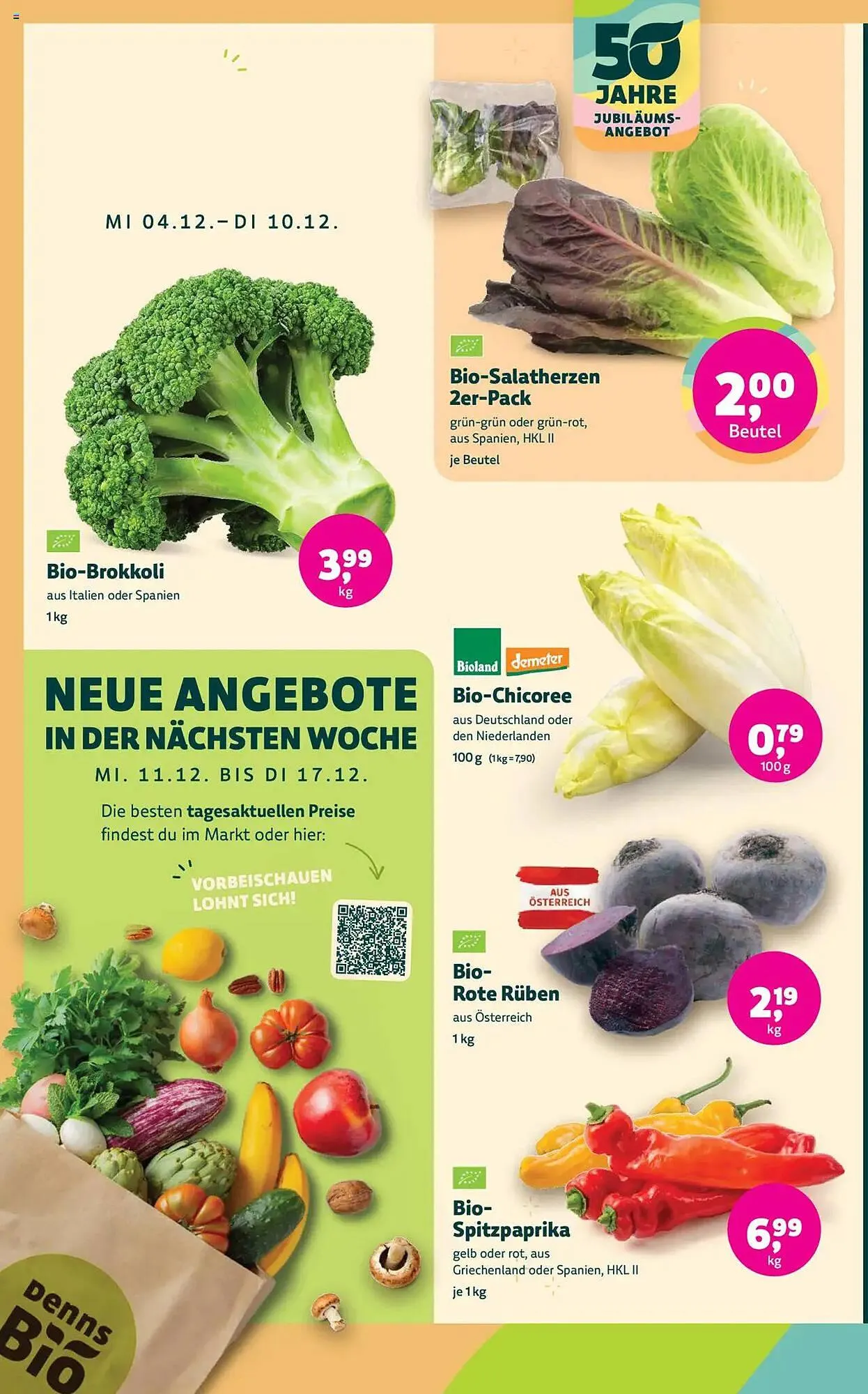 Denn's Biomarkt Flugblatt von 4. Dezember bis 17. Dezember 2024 - Flugblätt seite  2