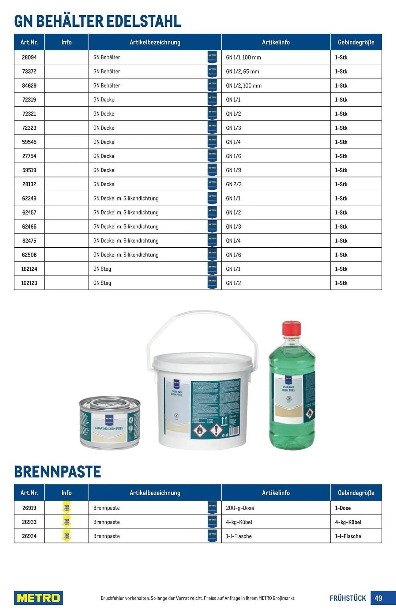 Metro Flugblatt von 18. März bis 1. April 2026 - Flugblätt seite  49