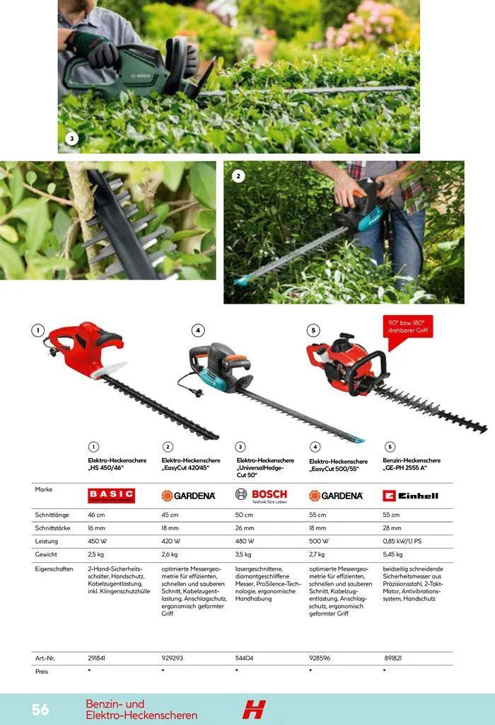 Smartes Gärtnern von 11. Juni bis 31. Dezember 2024 - Flugblätt seite 56