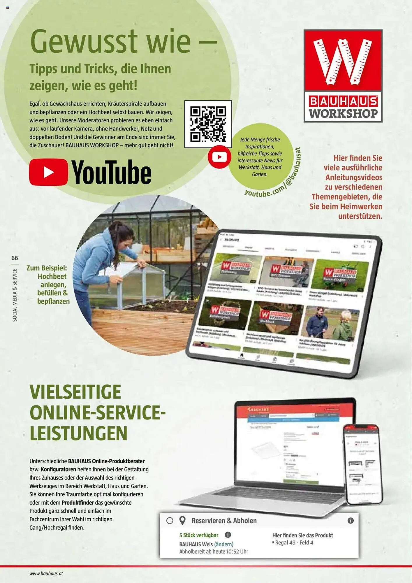 Bauhaus Flugblatt von 1. Juli bis 6. März 2026 - Flugblätt seite 66