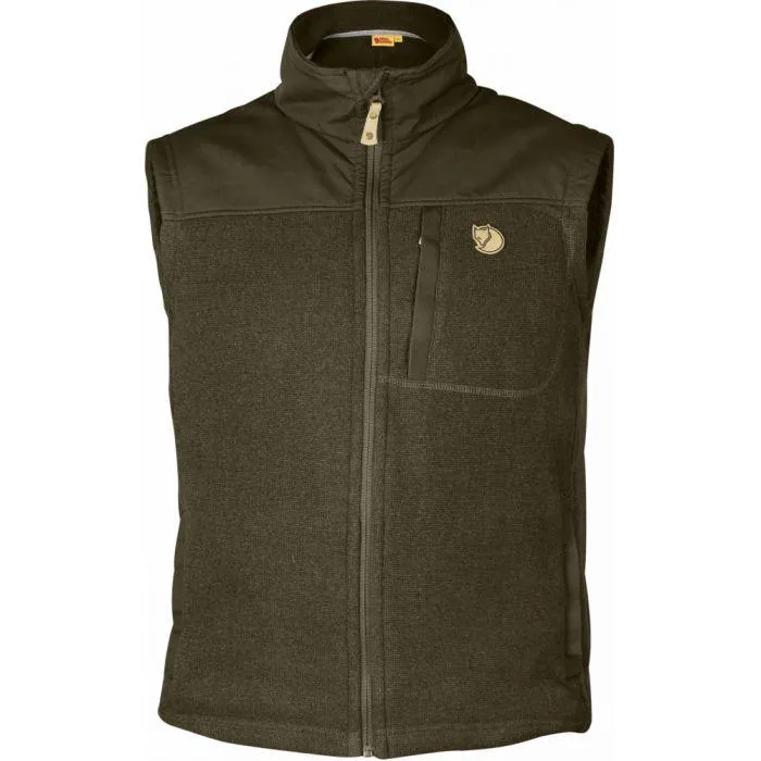 Fjällraven Buck Fleece Weste dunkel olive 81727-633