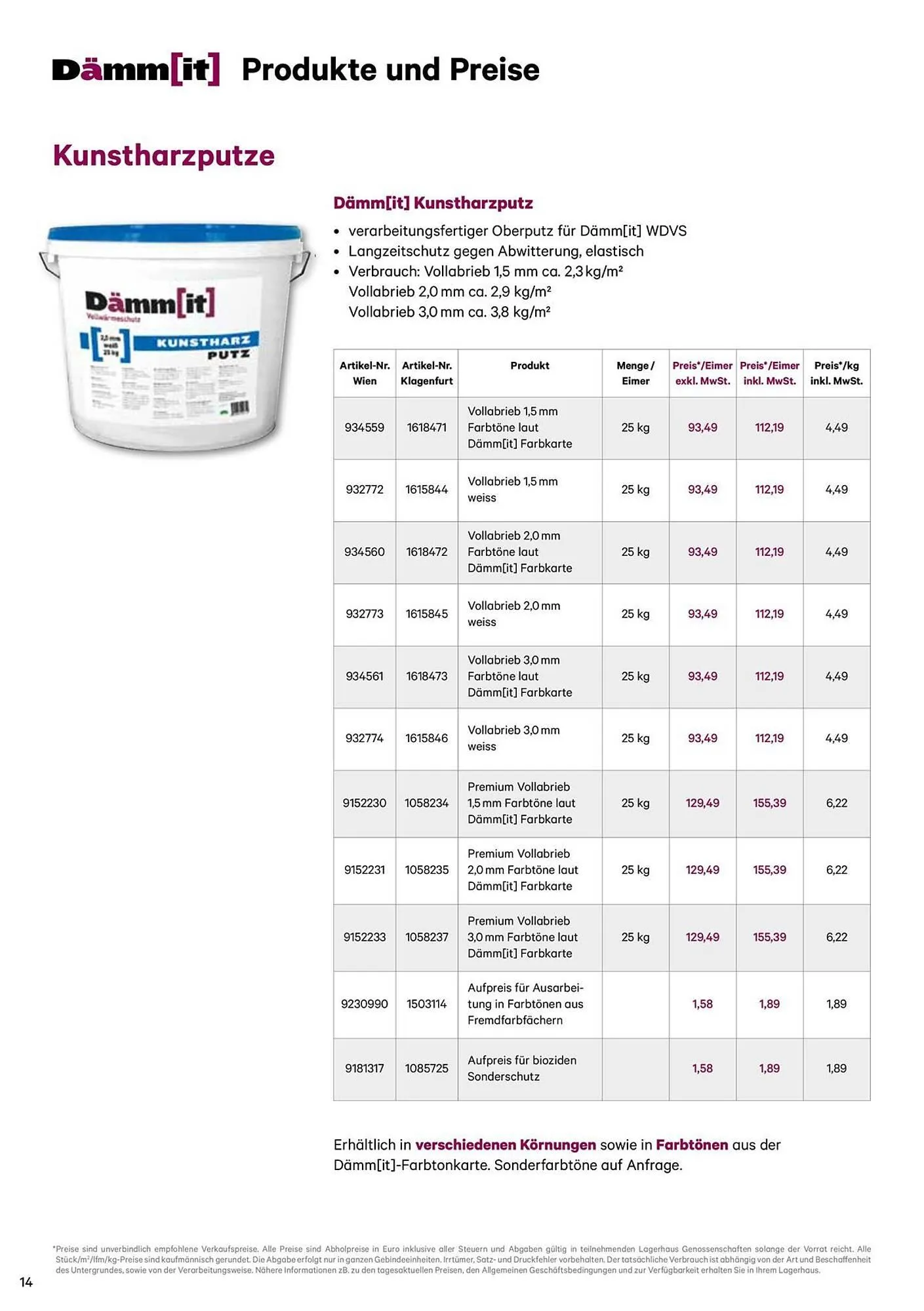 Lagerhaus Graz Land Flugblatt von 22. März bis 31. Dezember 2025 - Flugblätt seite  14
