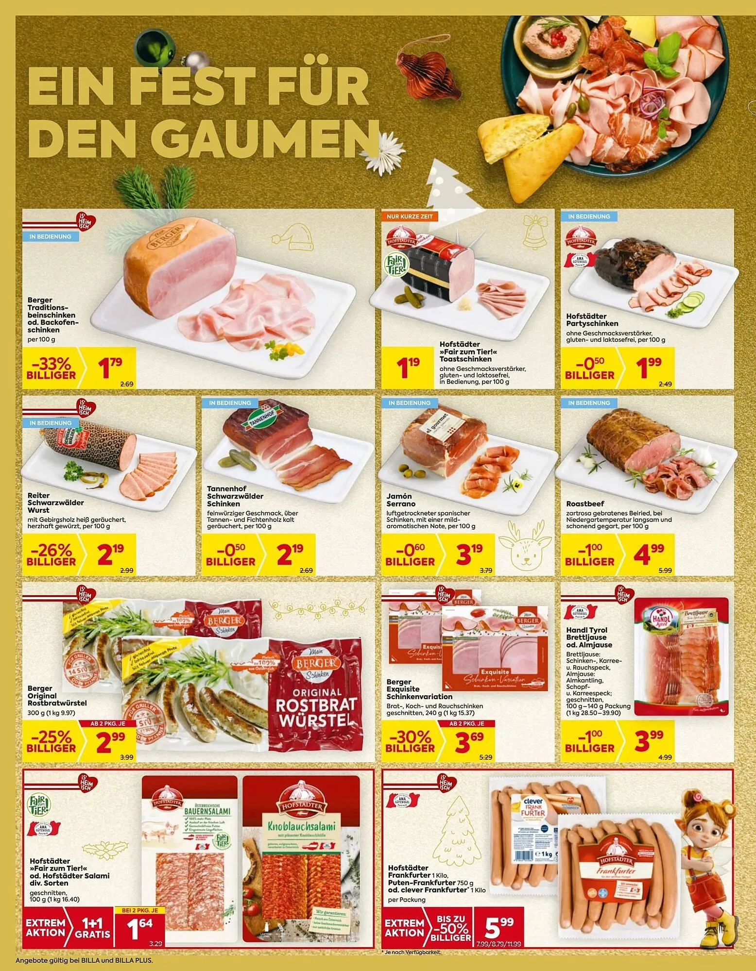 Billa Flugblatt von 18. Dezember bis 24. Dezember 2025 - Flugblätt seite 8