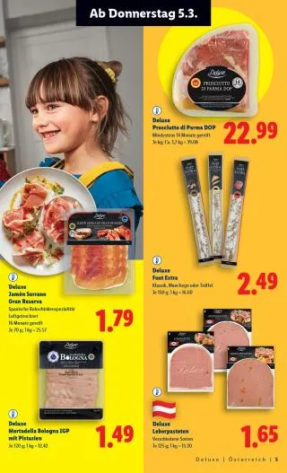 Lidl Flugblatt - Deluxe Ostern von 1. März bis 4. April 2026 - Flugblätt seite 5