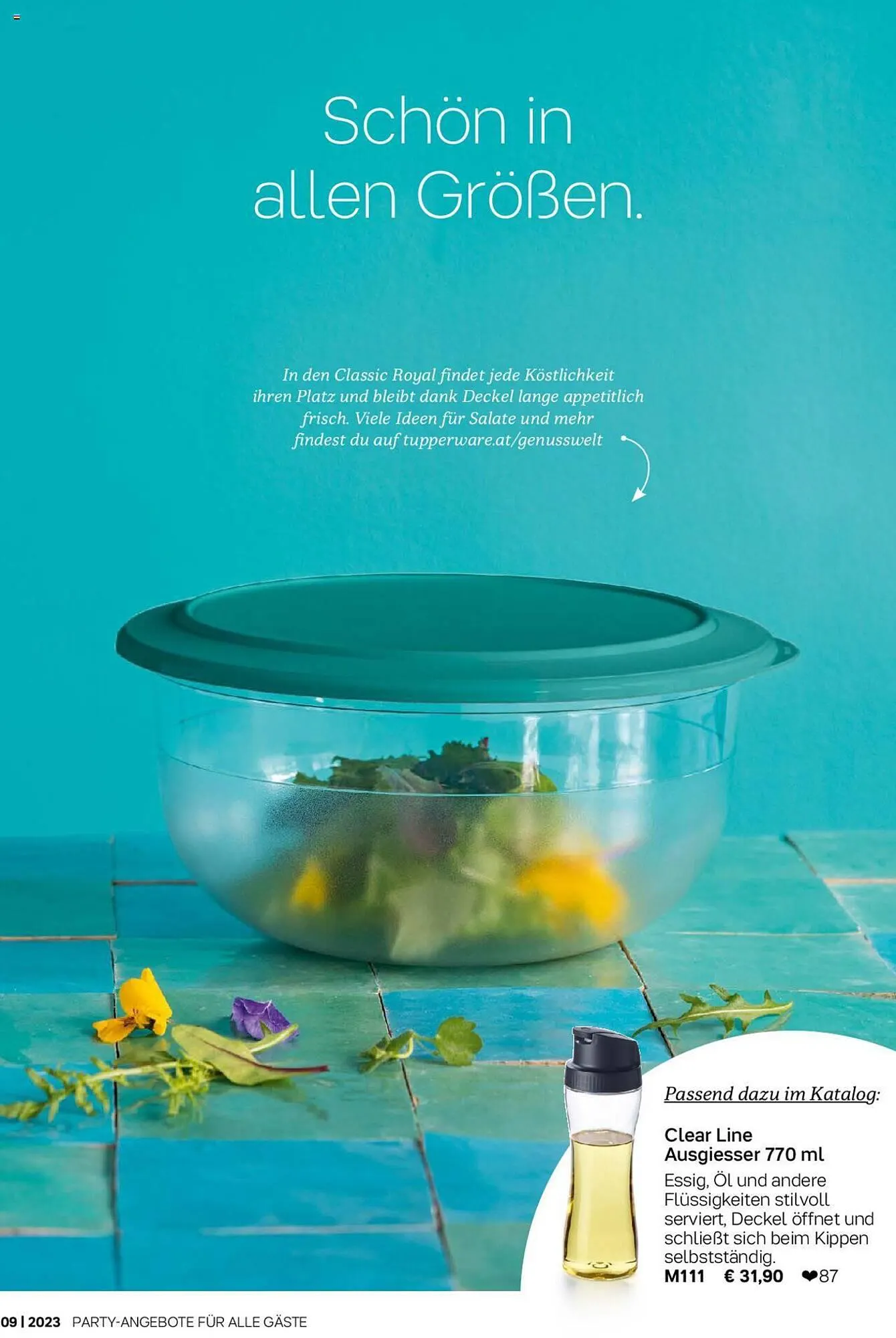 Tupperware Flugblatt von 4. September bis 1. Oktober 2023 - Flugblätt seite  6