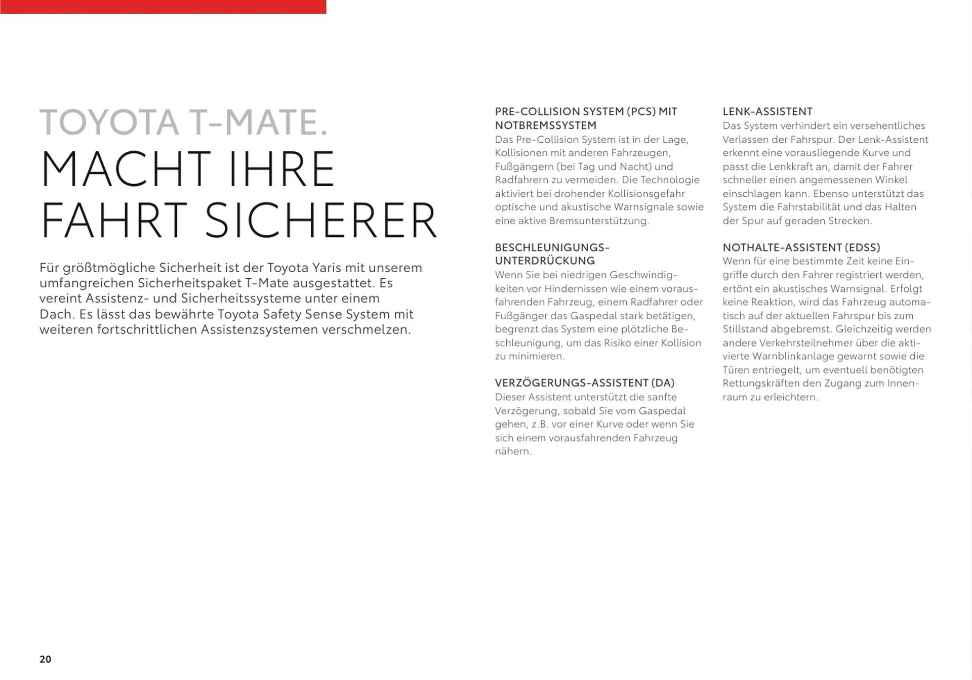 Toyota Flugblatt von 1. April bis 20. Oktober 2026 - Flugblätt seite  20