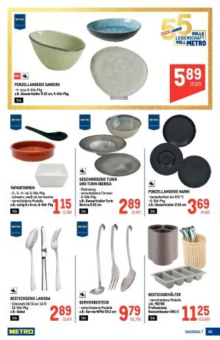 METRO Flugblatt Food - Metro Profi von 17. September bis 30. September 2026 - Flugblätt seite  45