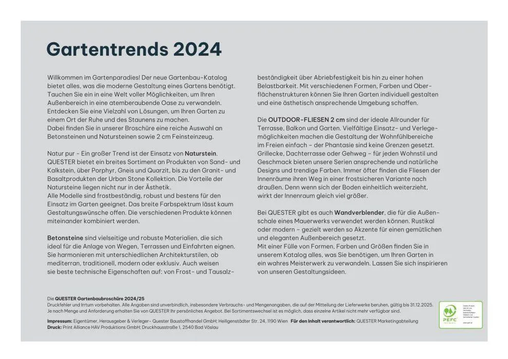 Gartenbau von 5. Juni bis 31. Dezember 2025 - Flugblätt seite  2