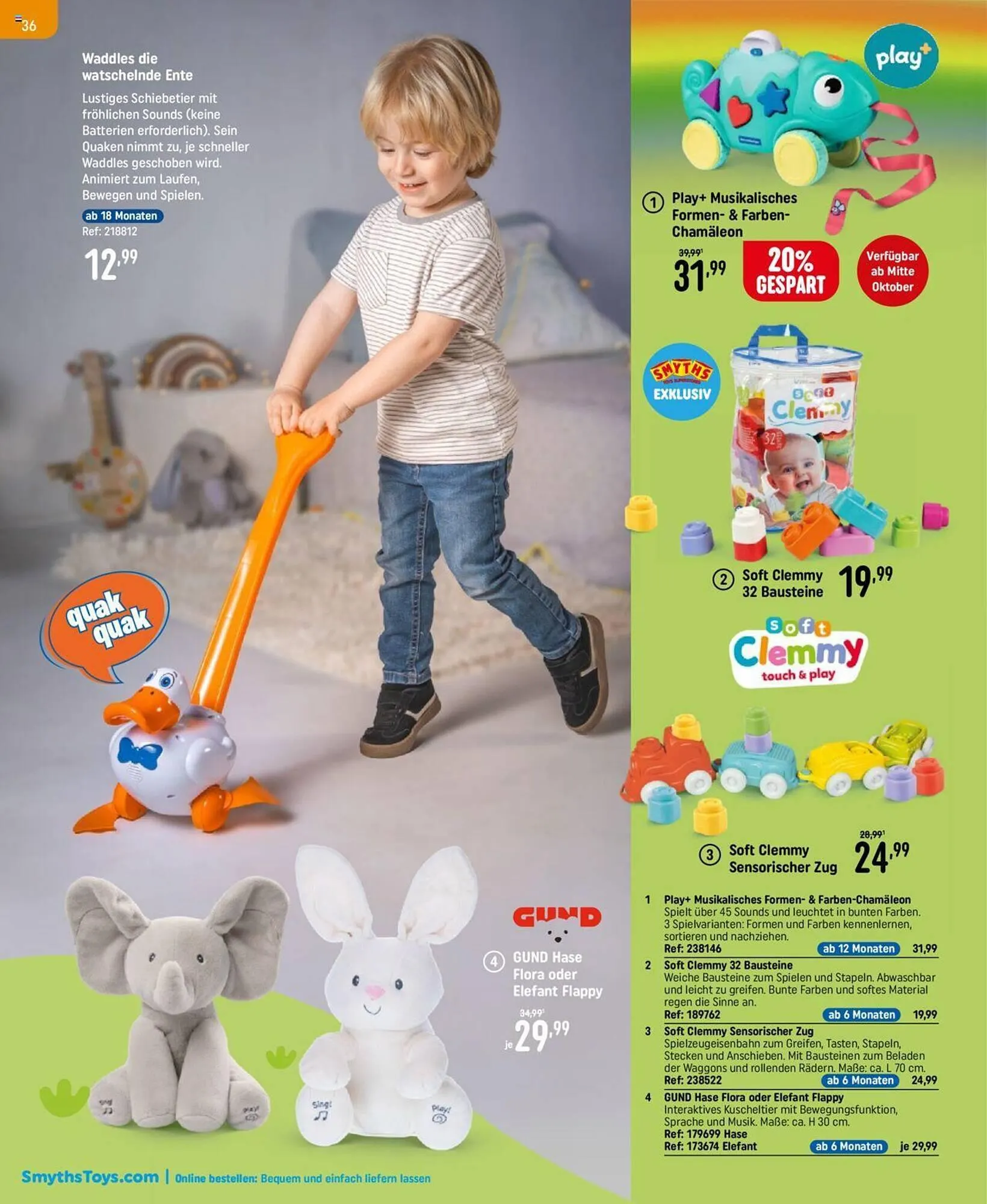 Smyths Toys Flugblatt von 25. September bis 13. Dezember 2024 - Flugblätt seite  36